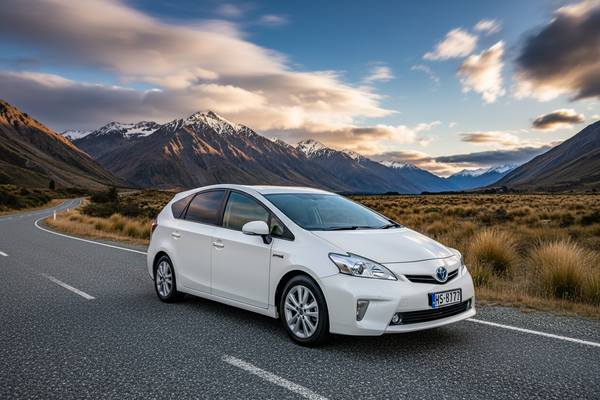 Toyota Prius Alpha White Outback